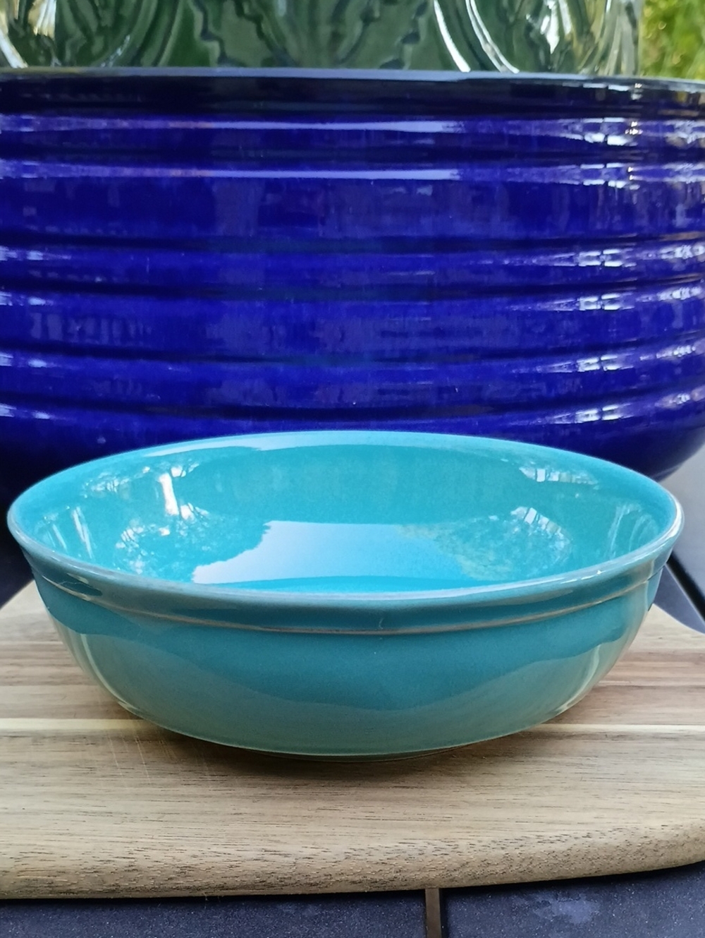 PB Turquoise Cambria Soup Bowl